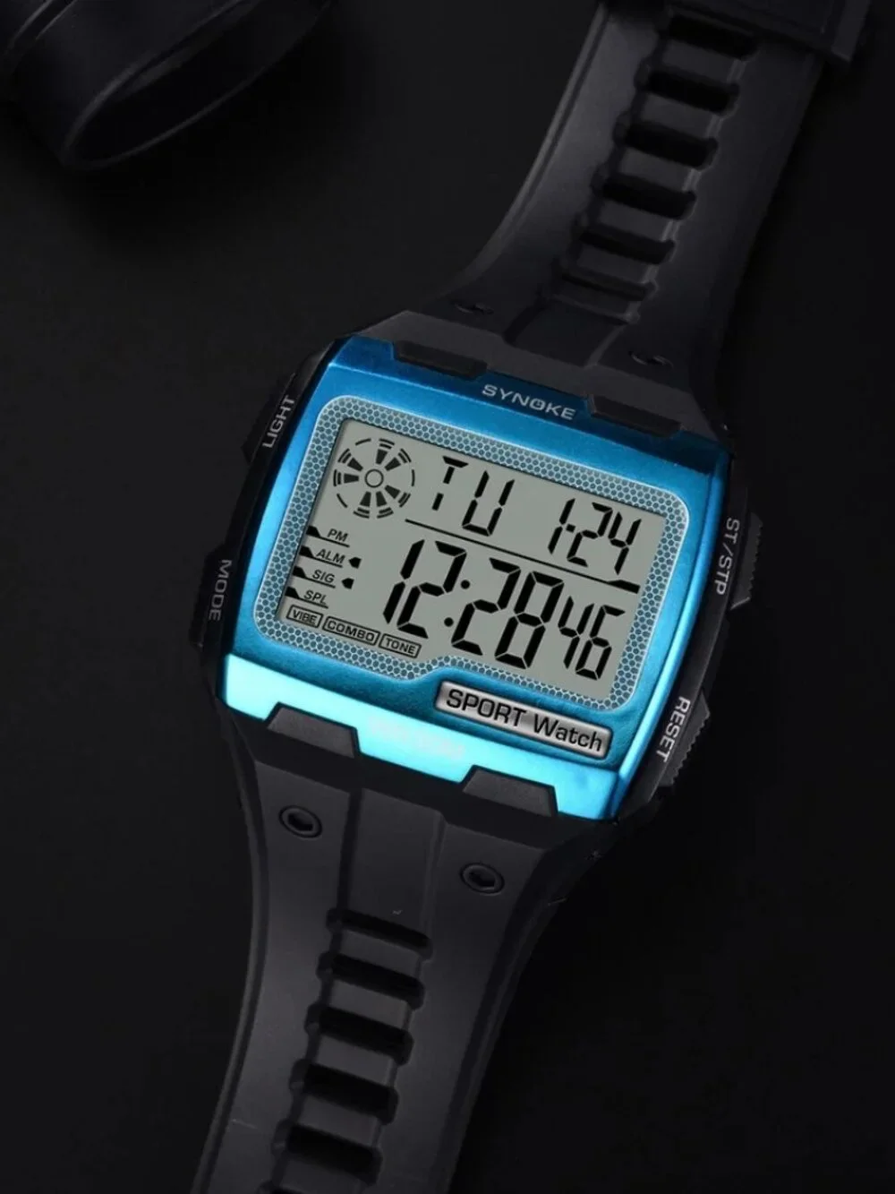 Men Waterproof Wrist Watch Sports Watch Digital Large LED Screen Watch Xmas Gift